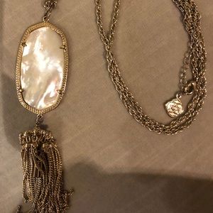 Kendra Scott Rayne Necklace in White Pearl